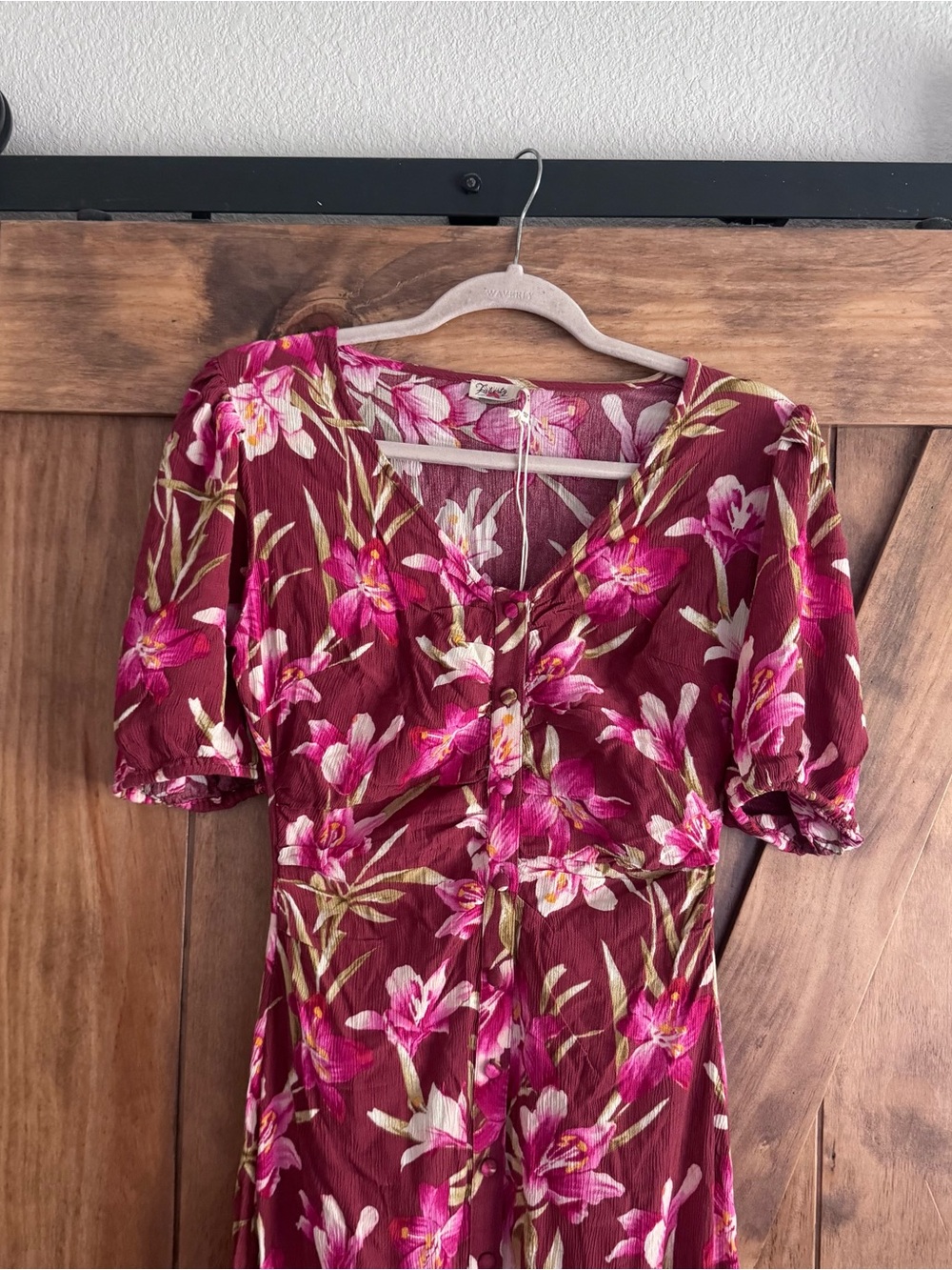 Faherty SORRENTO DRESS MAJORCA FLORAL Sz XS - Picture 5 of 6